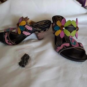 Spring Step Papaya Women's Leather Sandals